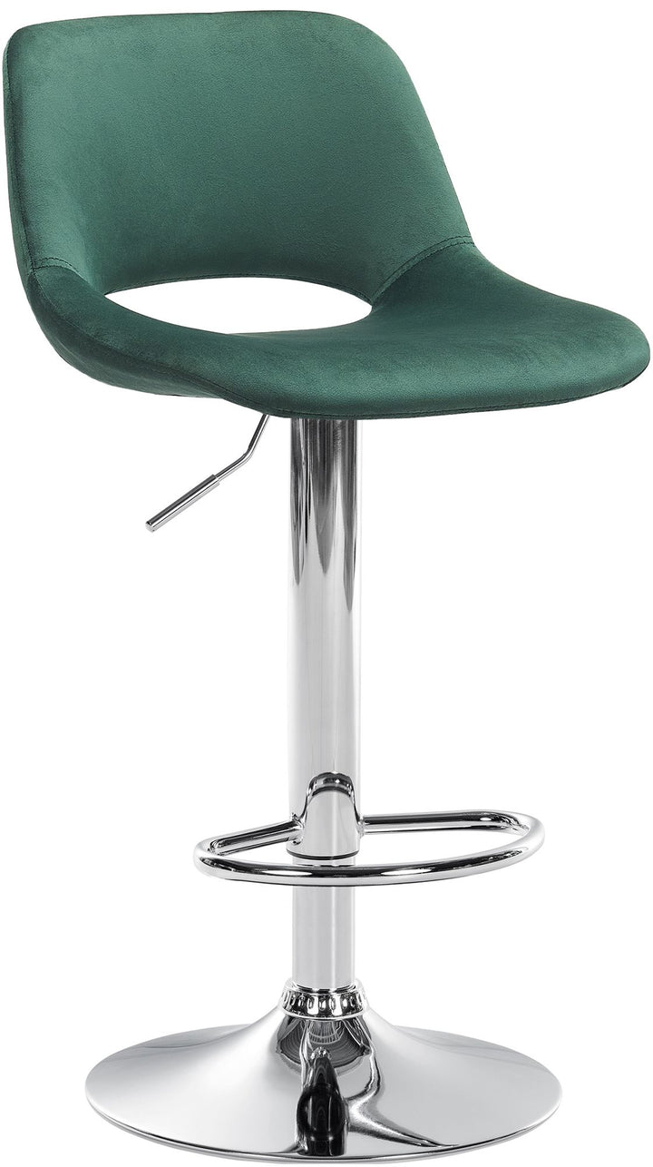 Sgabello da Bar 106 Velluto Verde