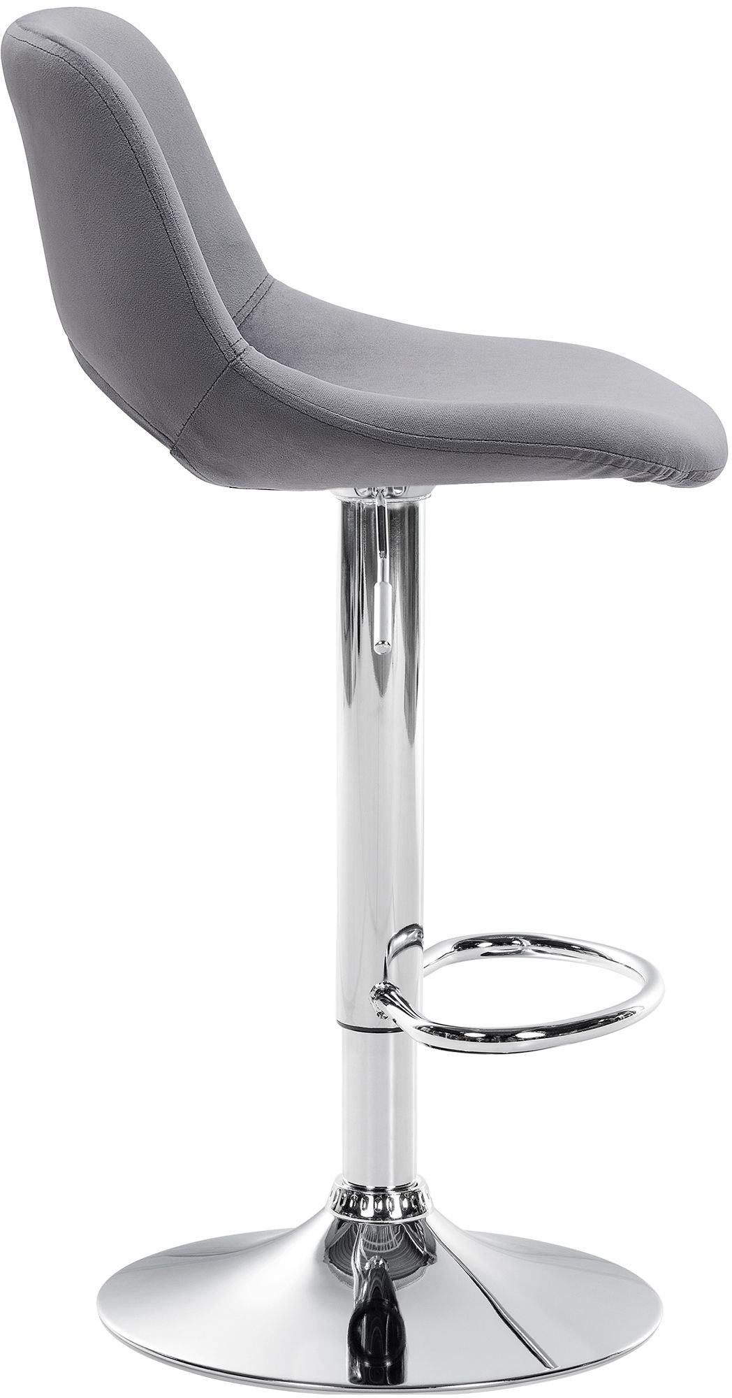 Sgabello da Bar 106 Velluto Grigio scuro - immagine 6