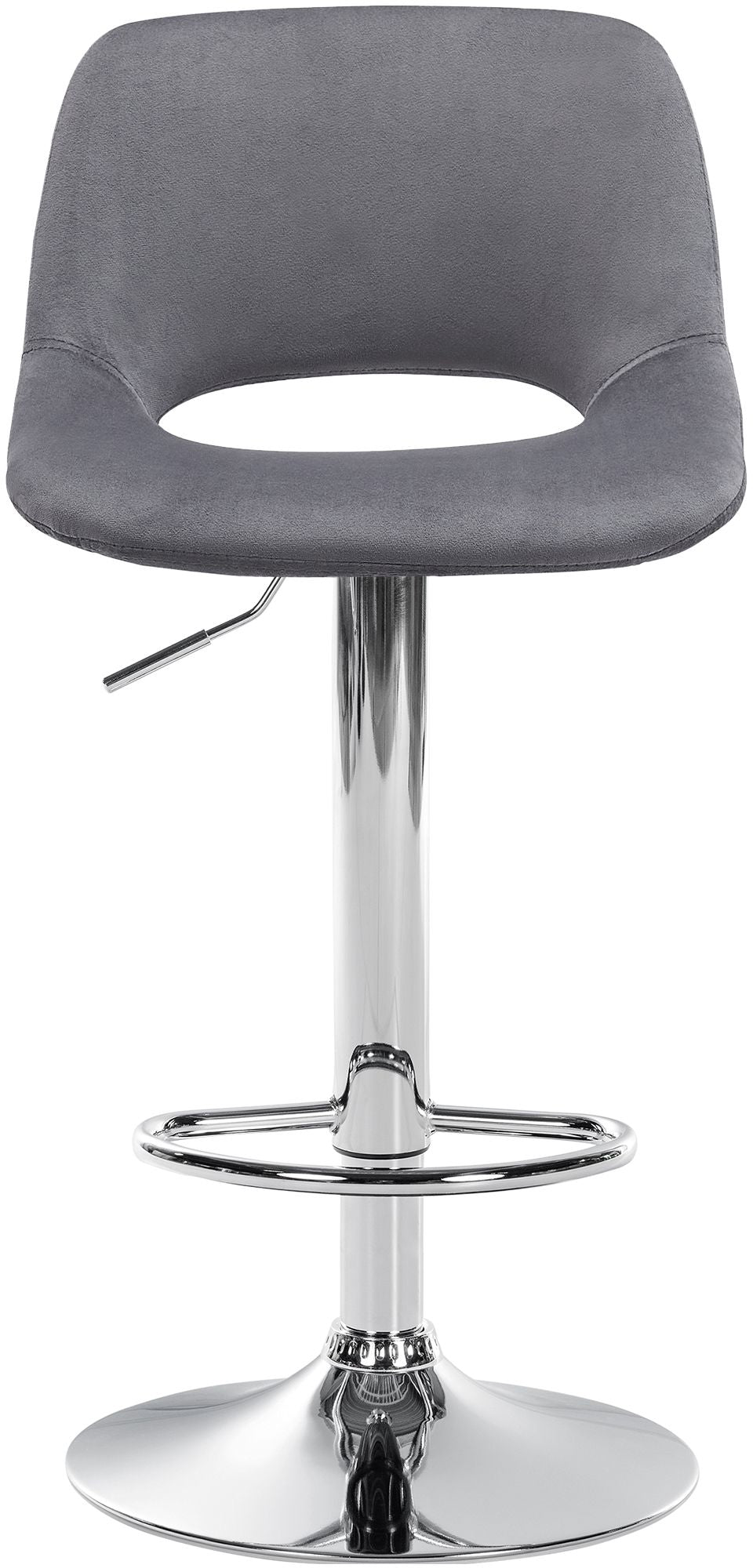 Sgabello da Bar 106 Velluto Grigio scuro - immagine 5