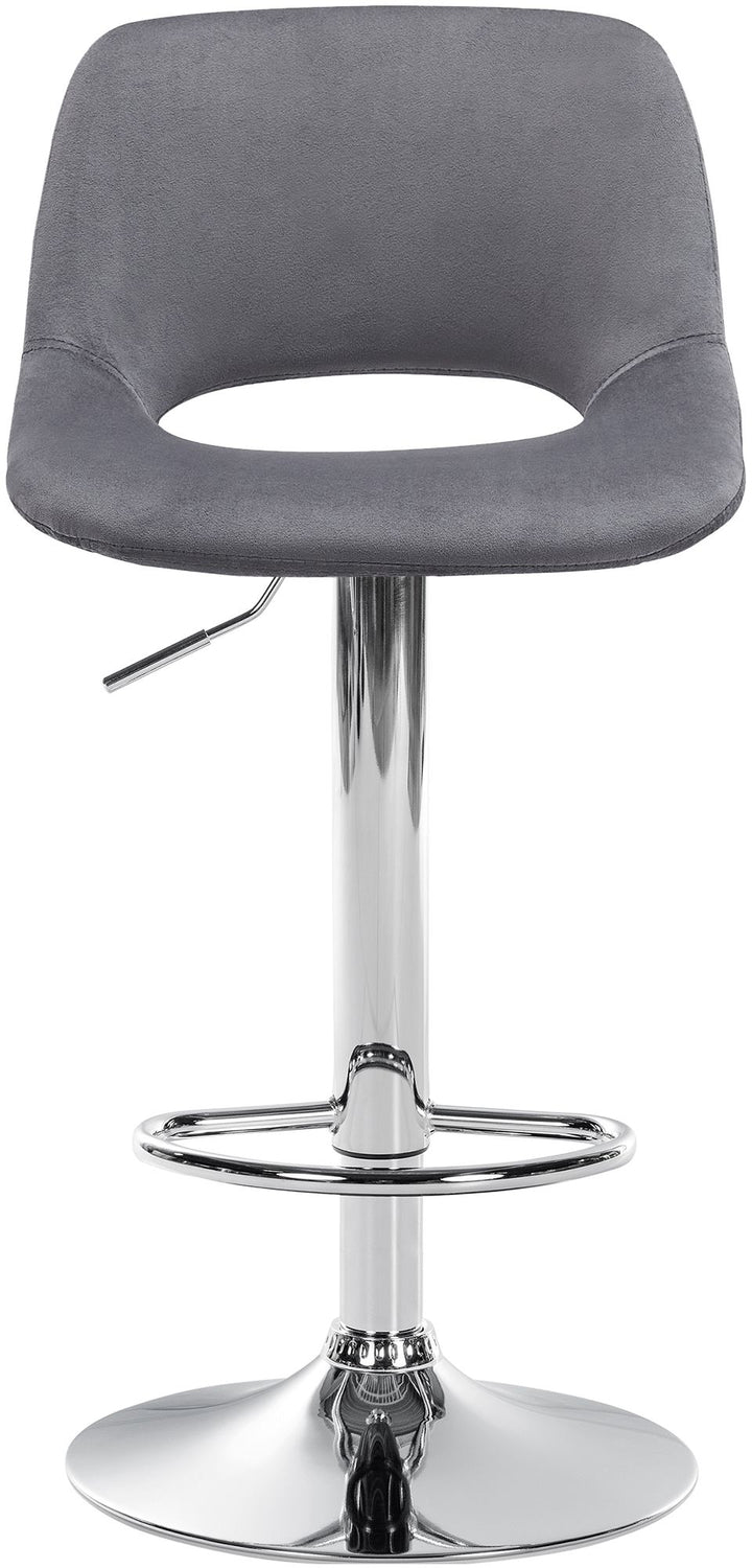 Sgabello da Bar 106 Velluto Grigio scuro - immagine 5