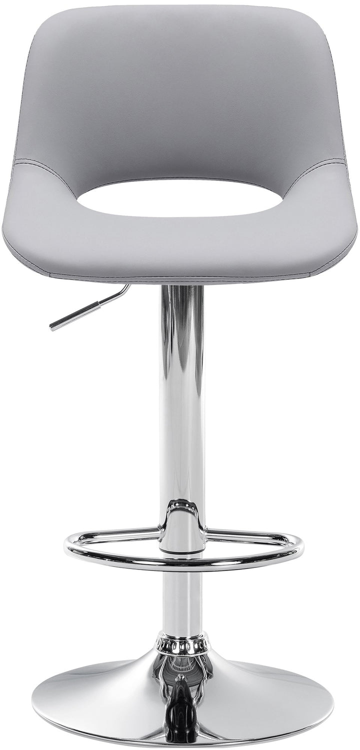Set da 2 Sgabelli da Bar 106 Ecopelle Grigio - immagine 5