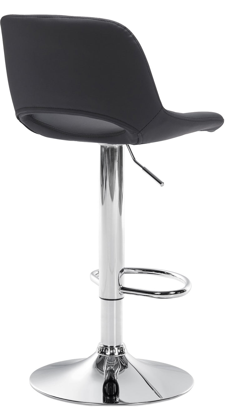 Set da 2 Sgabelli da Bar 106 Ecopelle Nero - immagine 3