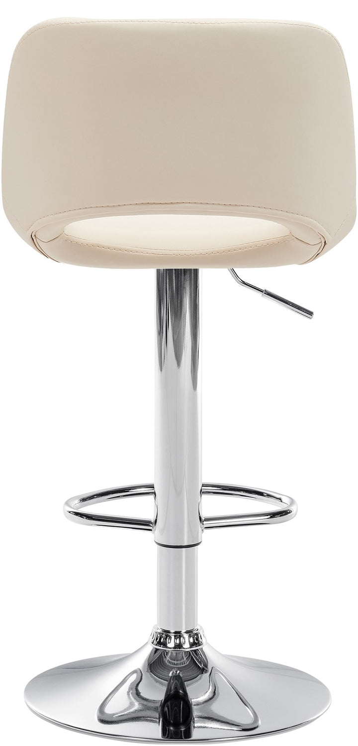Set da 2 Sgabelli da Bar 106 Ecopelle Crema - immagine 4