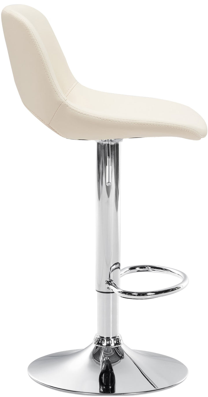 Set da 2 Sgabelli da Bar 106 Ecopelle Crema - immagine 6