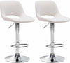 Set da 2 Sgabelli da Bar 106 Tessuto Crema