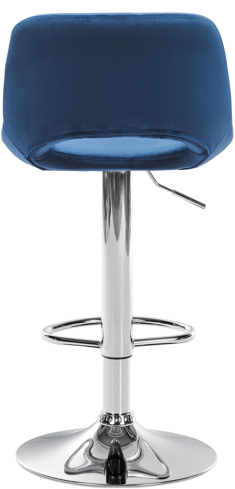 Set da 2 Sgabelli da Bar 106 Velluto Blu - immagine 4