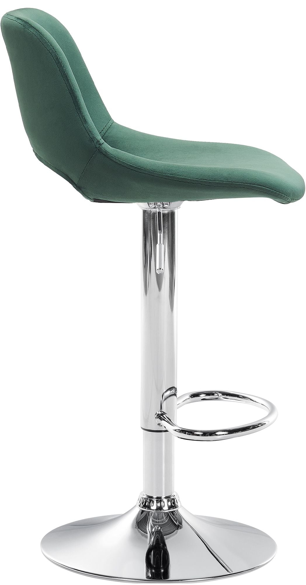 Set da 2 Sgabelli da Bar 106 Velluto Verde - immagine 6