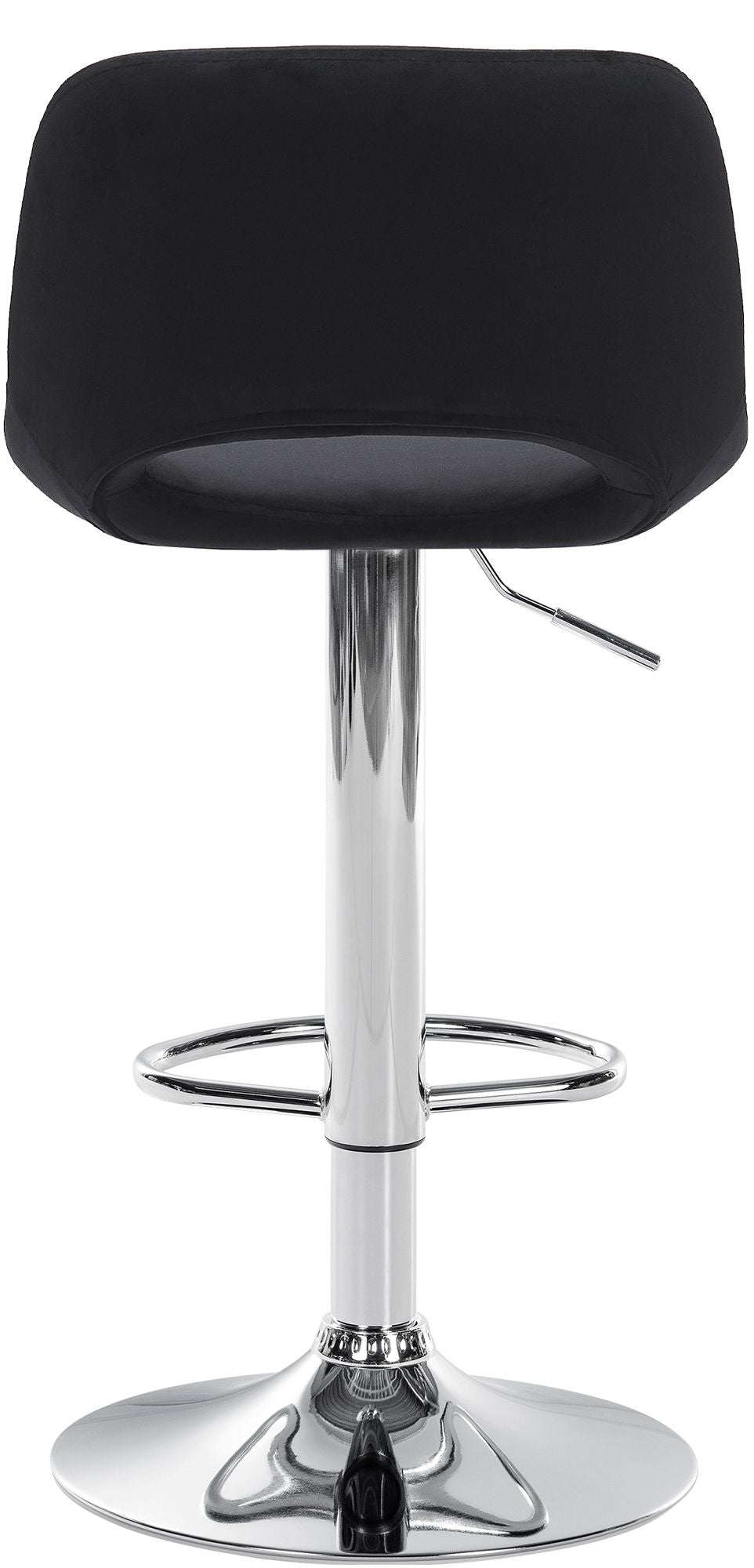 Set da 2 Sgabelli da Bar 106 Velluto Nero - immagine 4