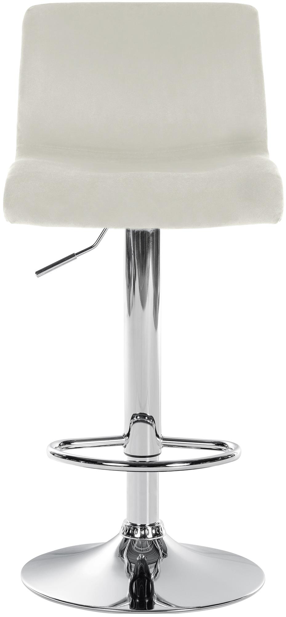 Sgabello da Bar 105 Velluto Crema - immagine 5