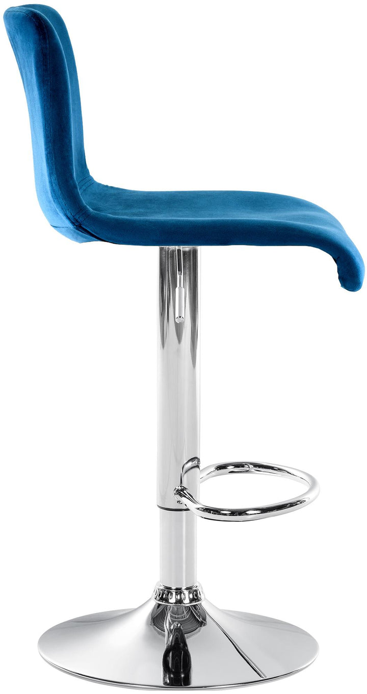 Sgabello da Bar 105 Velluto Blu - immagine 6