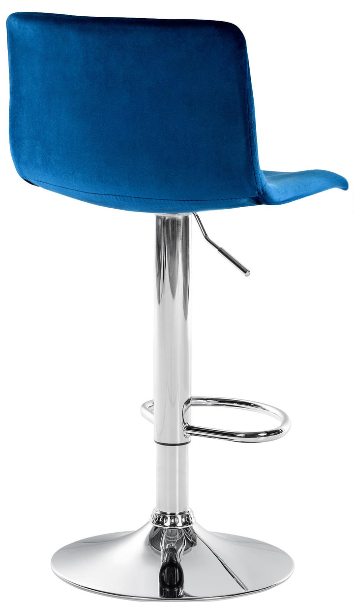 Sgabello da Bar 105 Velluto Blu - immagine 7