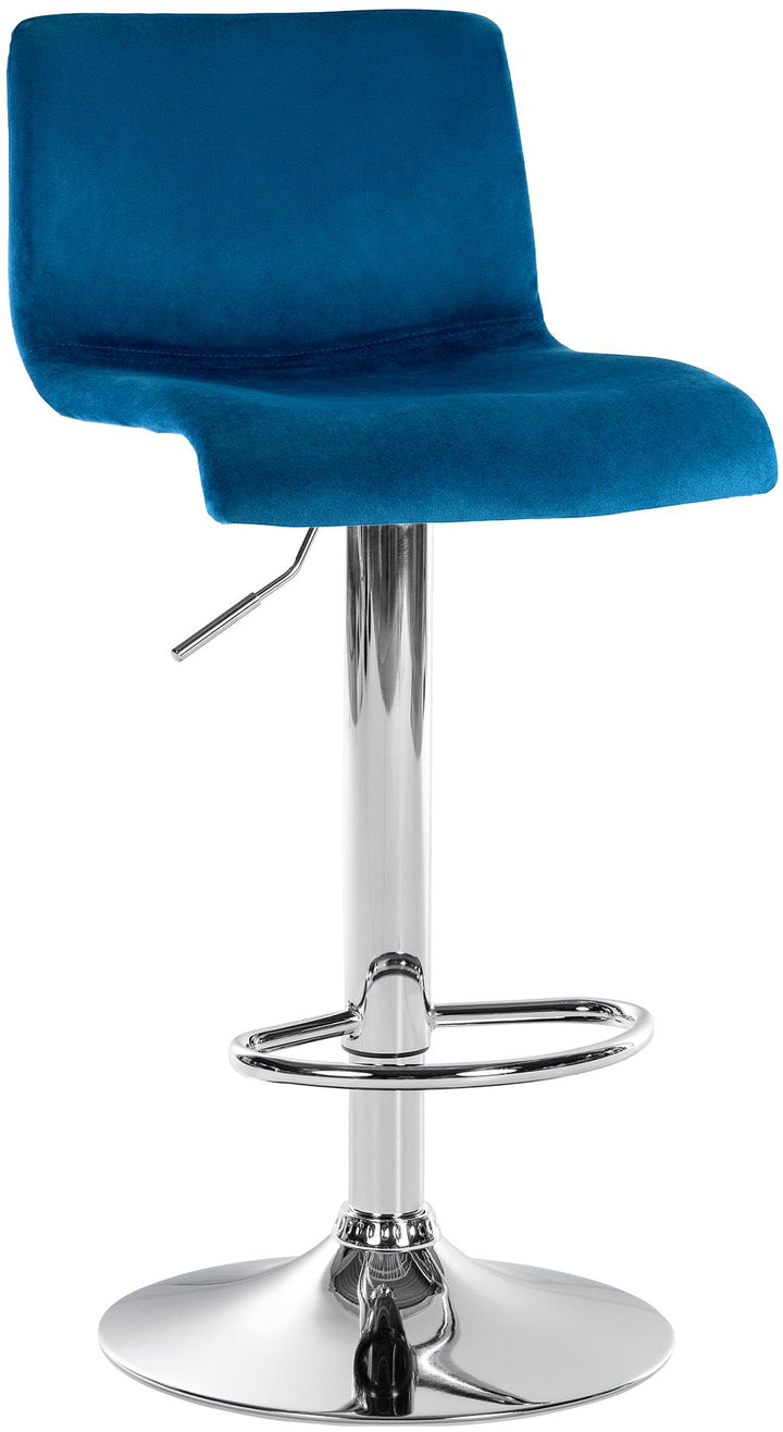 Sgabello da Bar 105 Velluto Blu