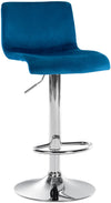 Sgabello da Bar 105 Velluto Blu