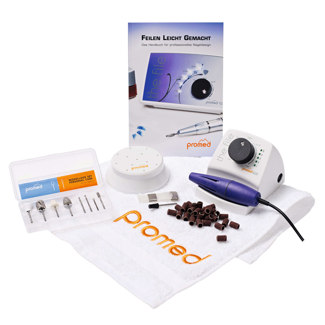 Fresa per Unghie Promed The File 620 Deluxe Set 43 pezzi